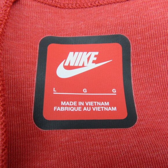 Nike Sportswear Tech Fleece Jogger Pants Mens Size Large Red NEW - Picture 10 of 14